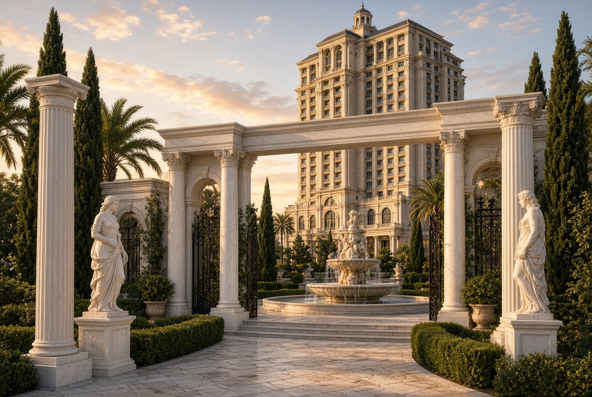 Caesars Palace entrance, Las Vegas